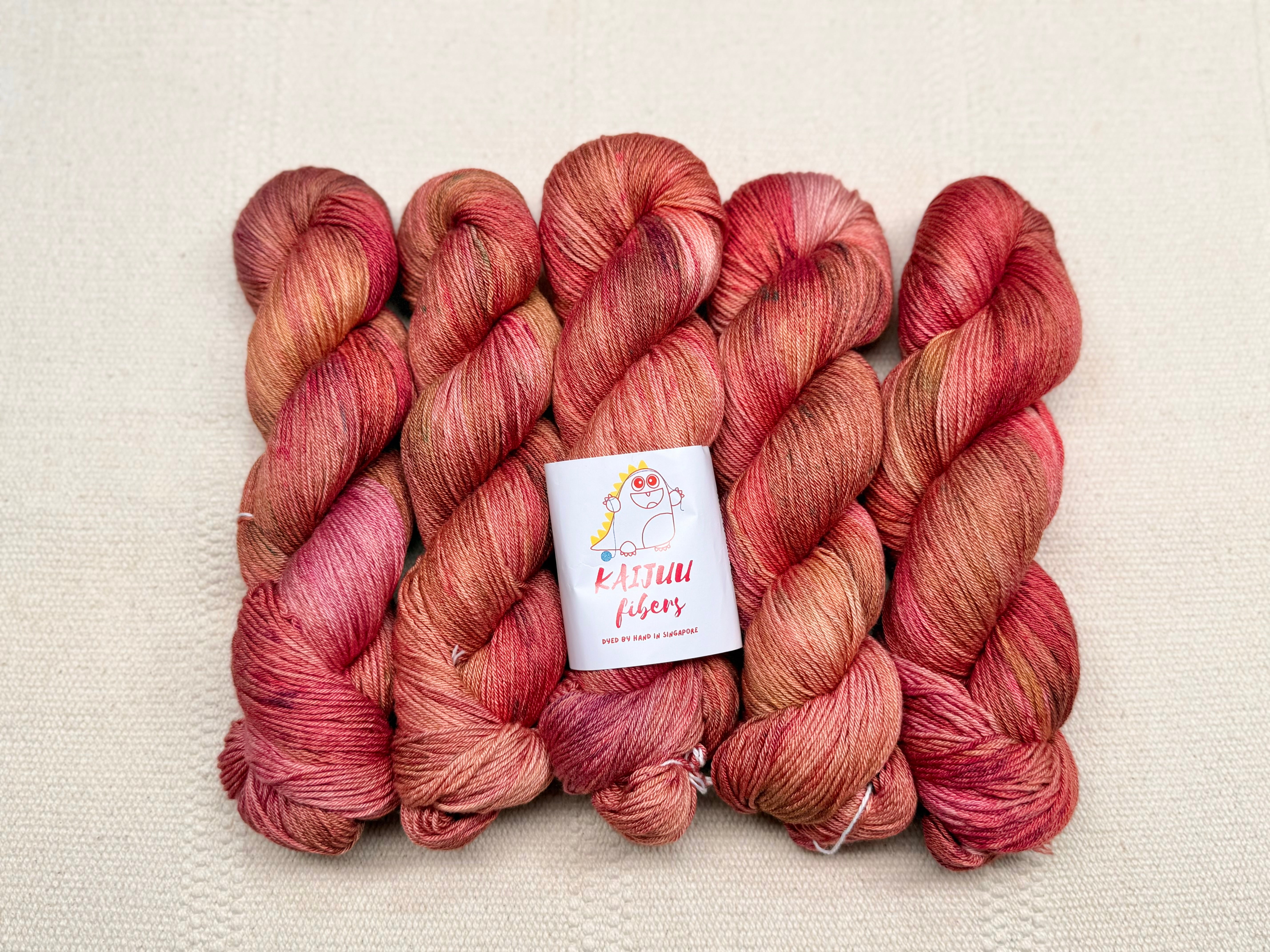 Hand Dyed Yarn by KAIJUU Fibers 2025 Sep Batch