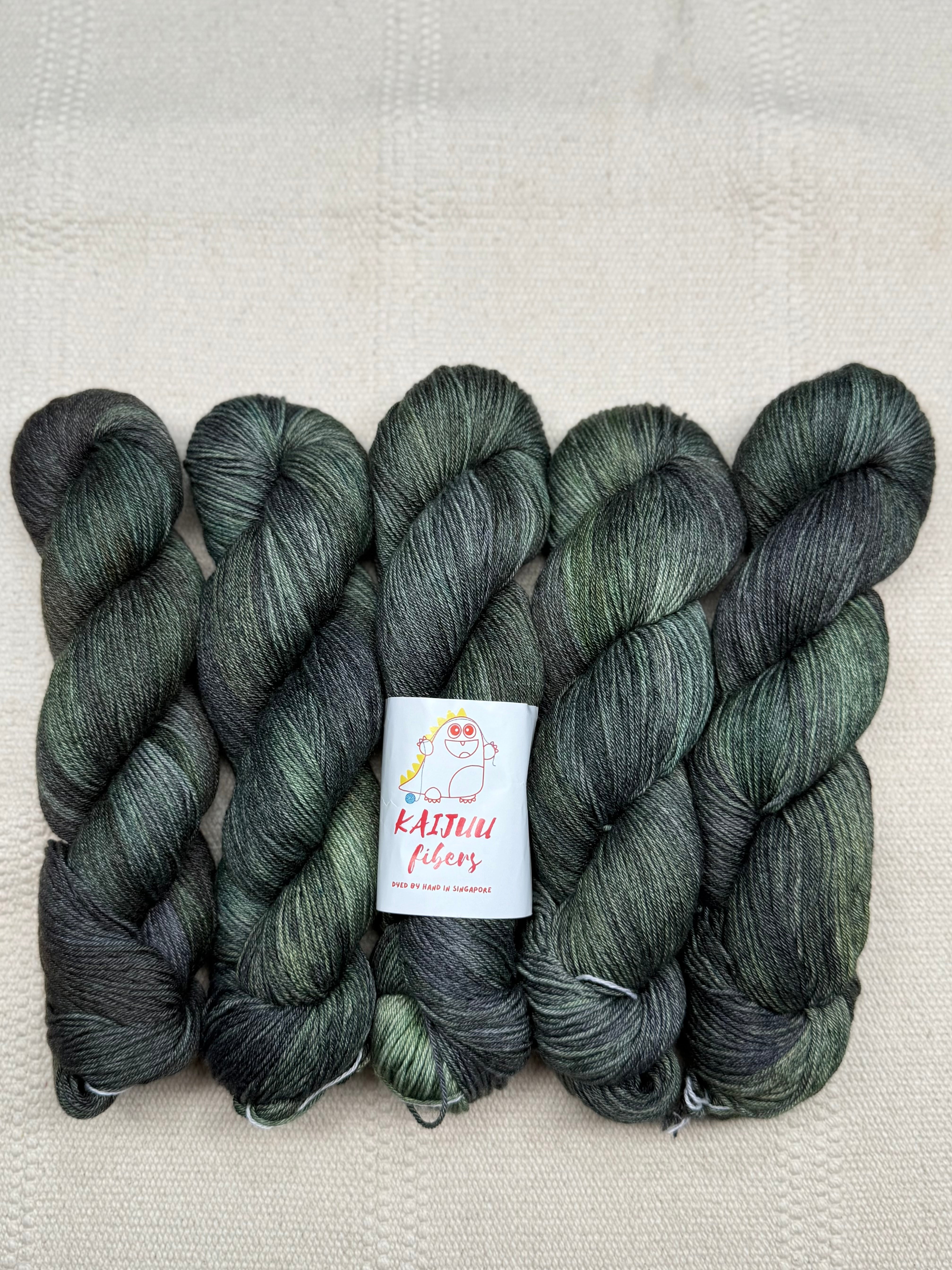 Hand Dyed Yarn by KAIJUU Fibers 2025 Sep Batch