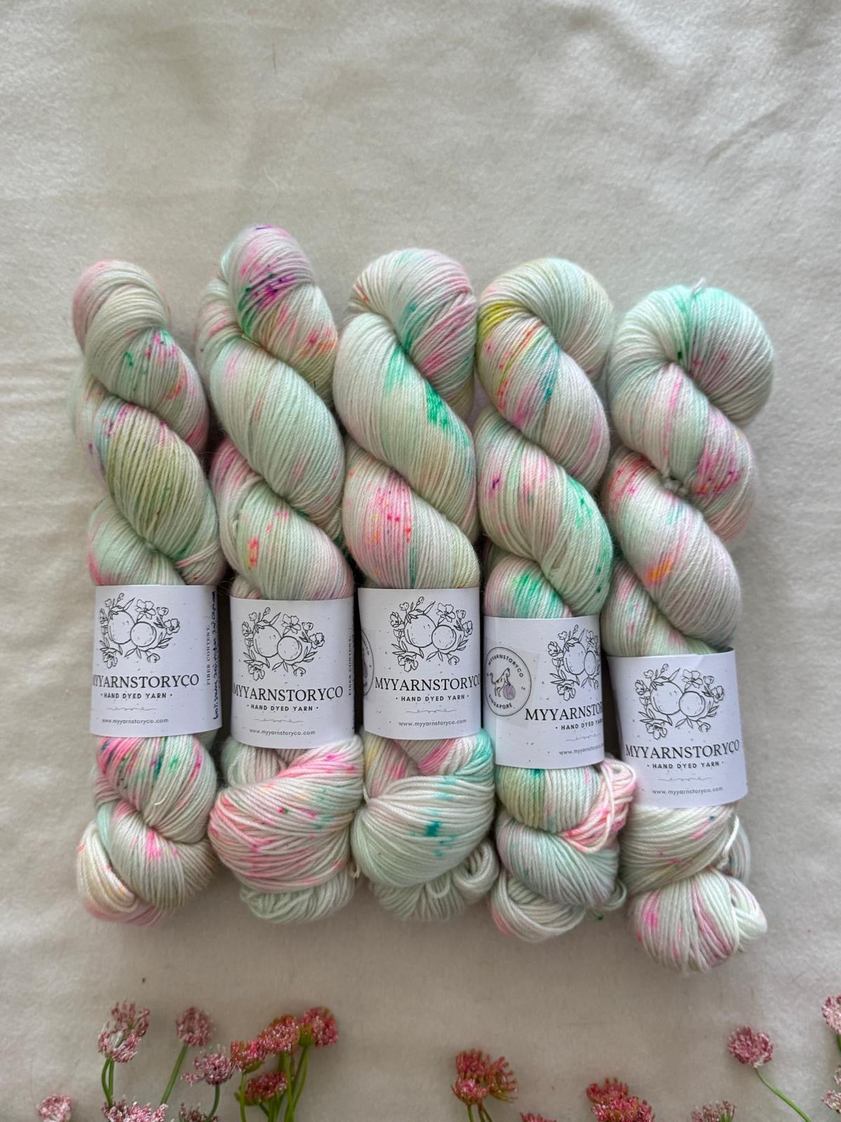 Hand Dyed Yarn by Myyarnstoryco 2025 May Batch