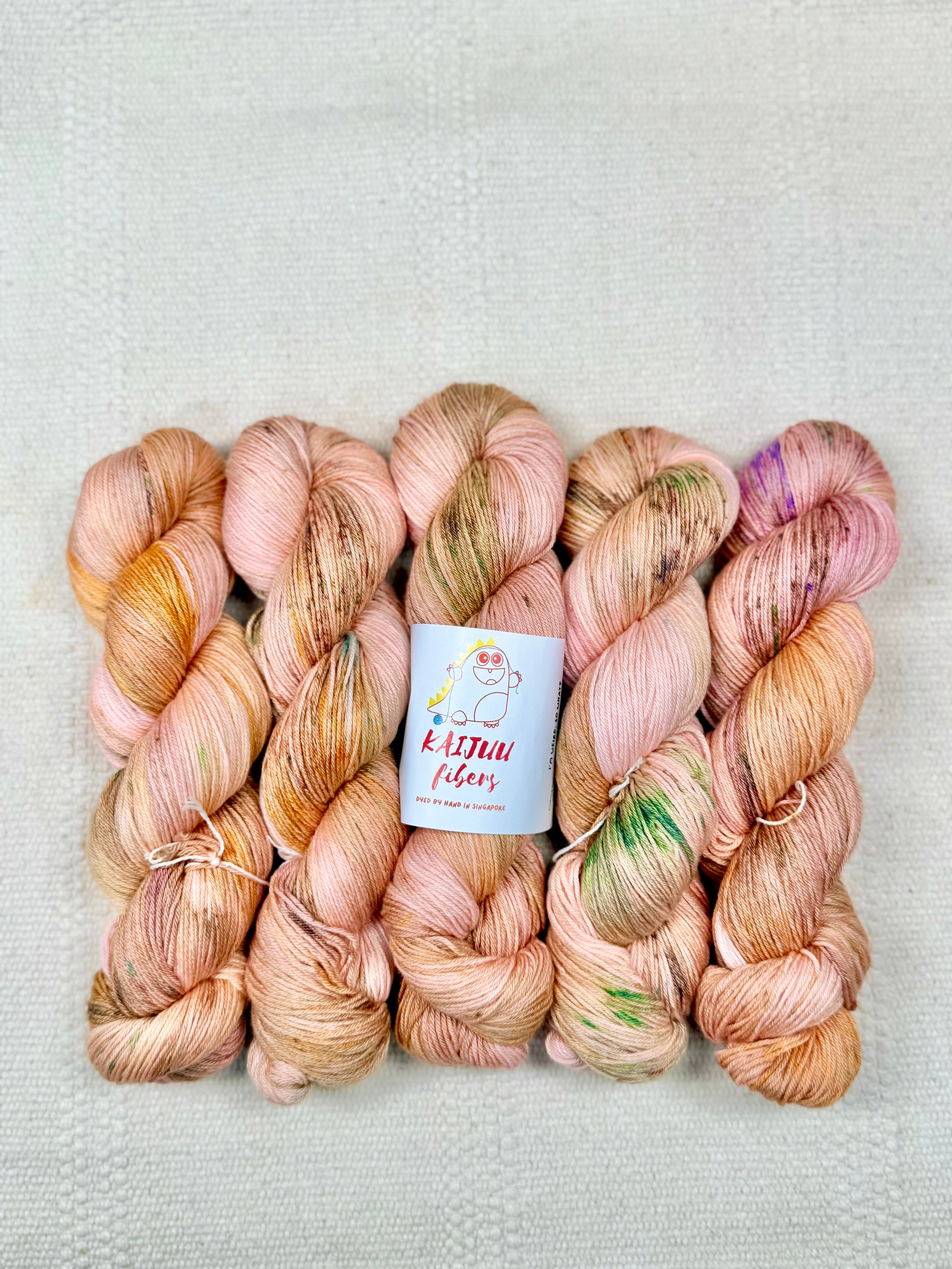 Hand Dyed Yarn by KAIJUU Fibers 2025 Sep Batch