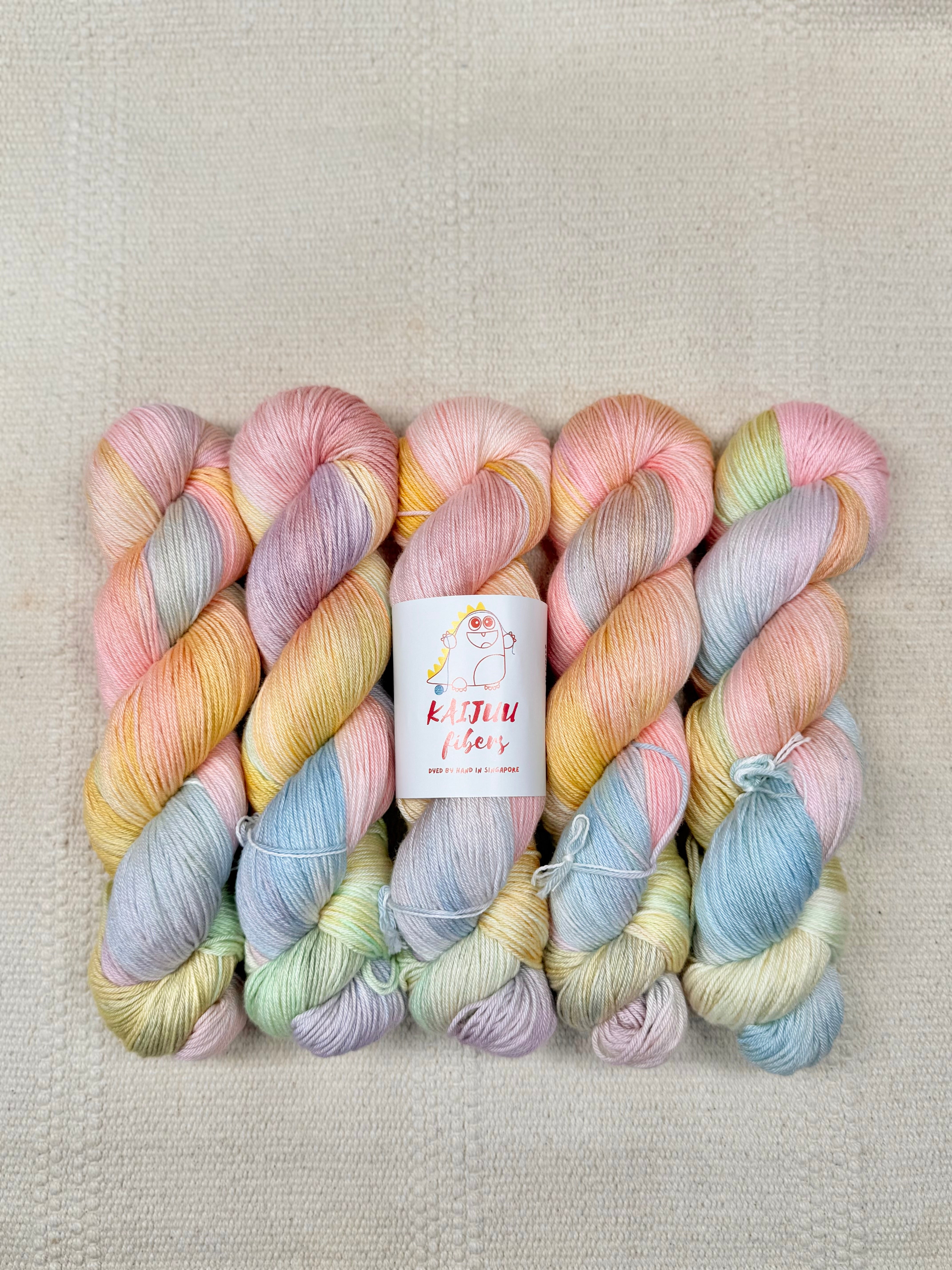 Hand Dyed Yarn by KAIJUU Fibers 2025 Sep Batch