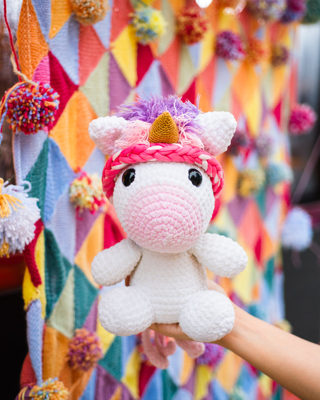 Yuni Chan the Unicorn Amigurumi Pattern & Kit