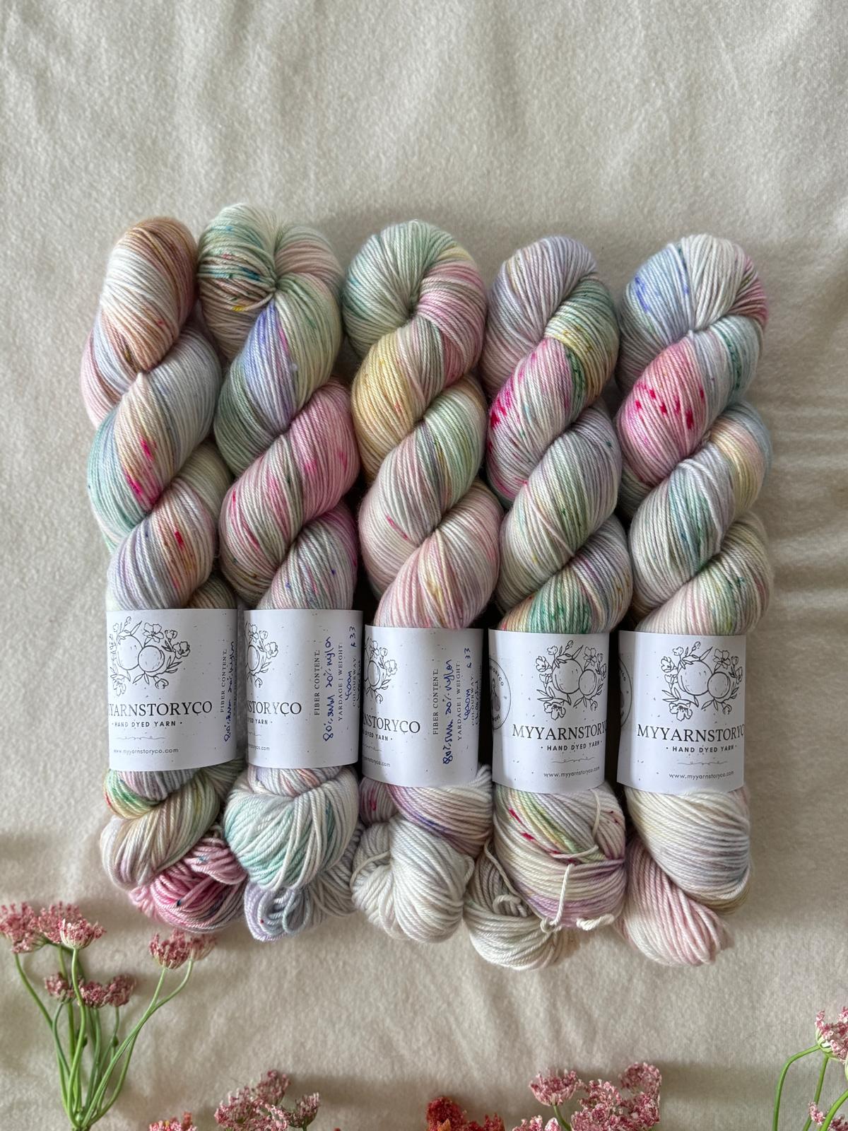 Hand Dyed Yarn by Myyarnstoryco 2025 Apr Batch