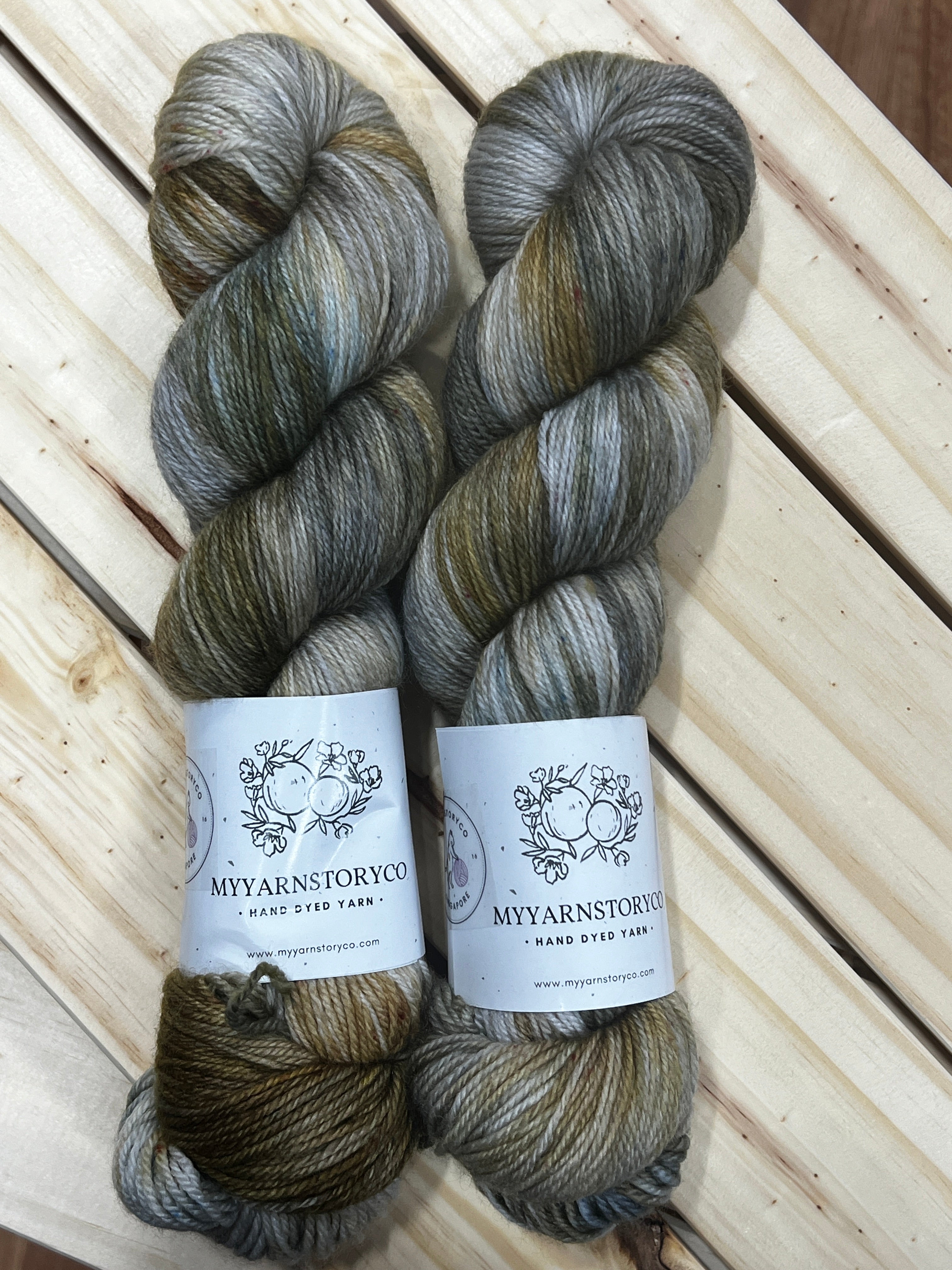 Hand Dyed Yarn by Myyarnstoryco 2025 Apr Batch
