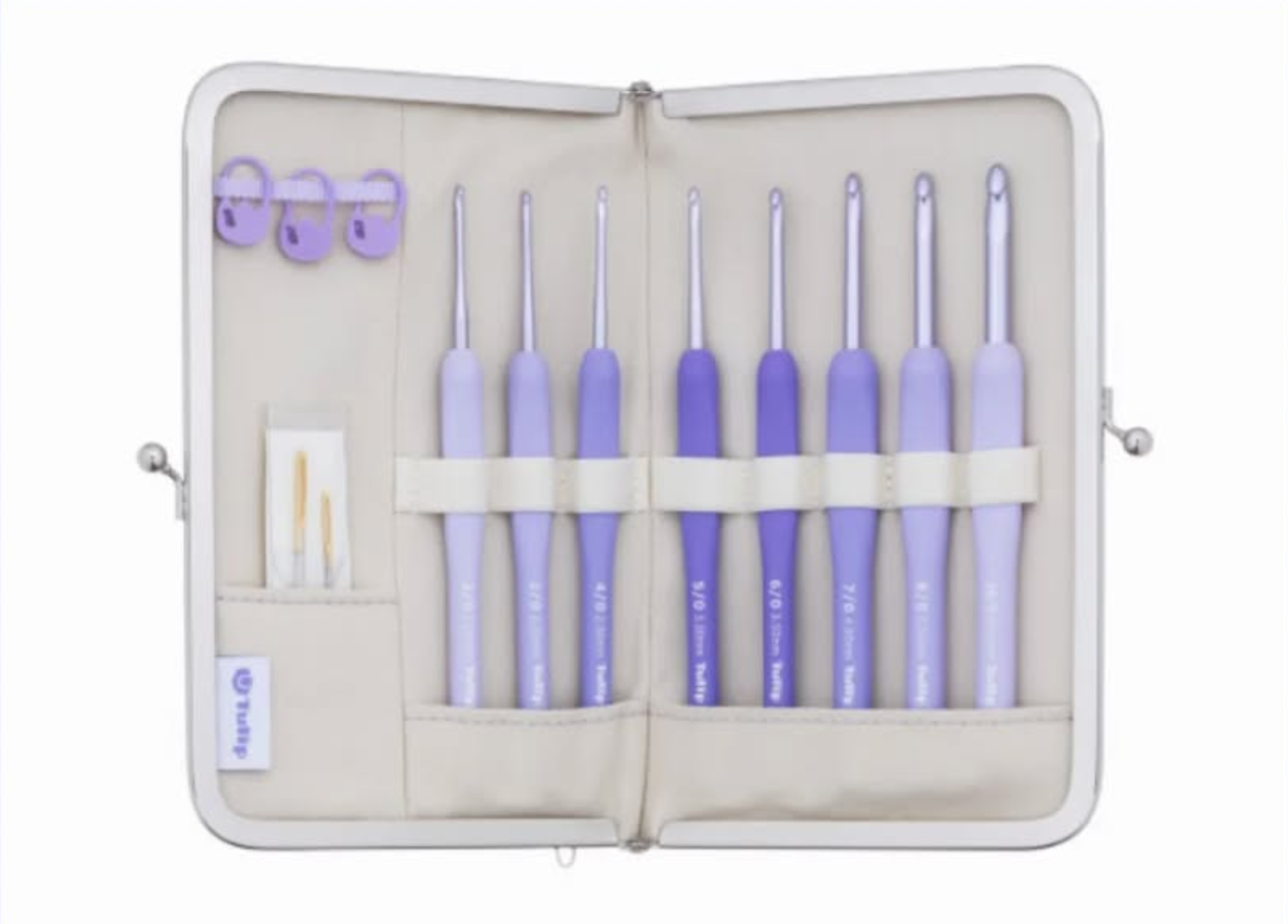 Tulip Etimo Murasaki Crochet Hook with Cushion Grip Set