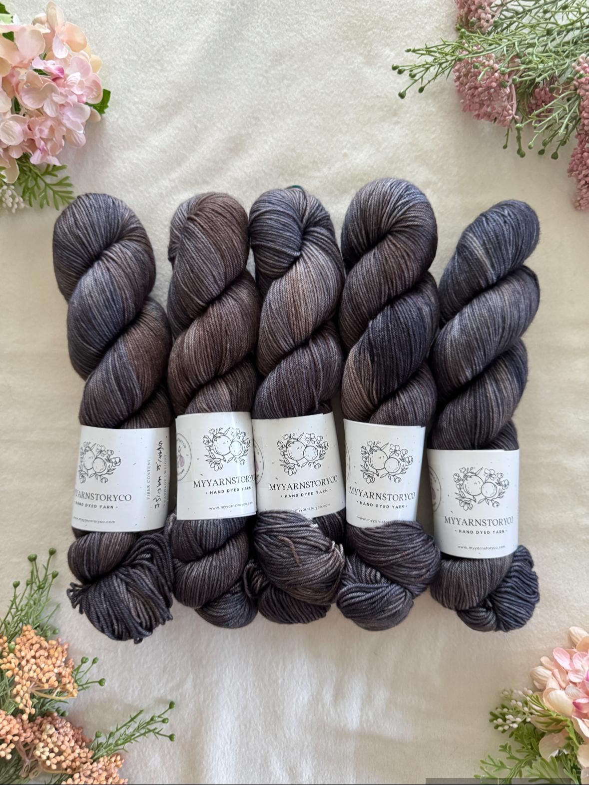 Hand Dyed Yarn by Myyarnstoryco 2025 June Batch