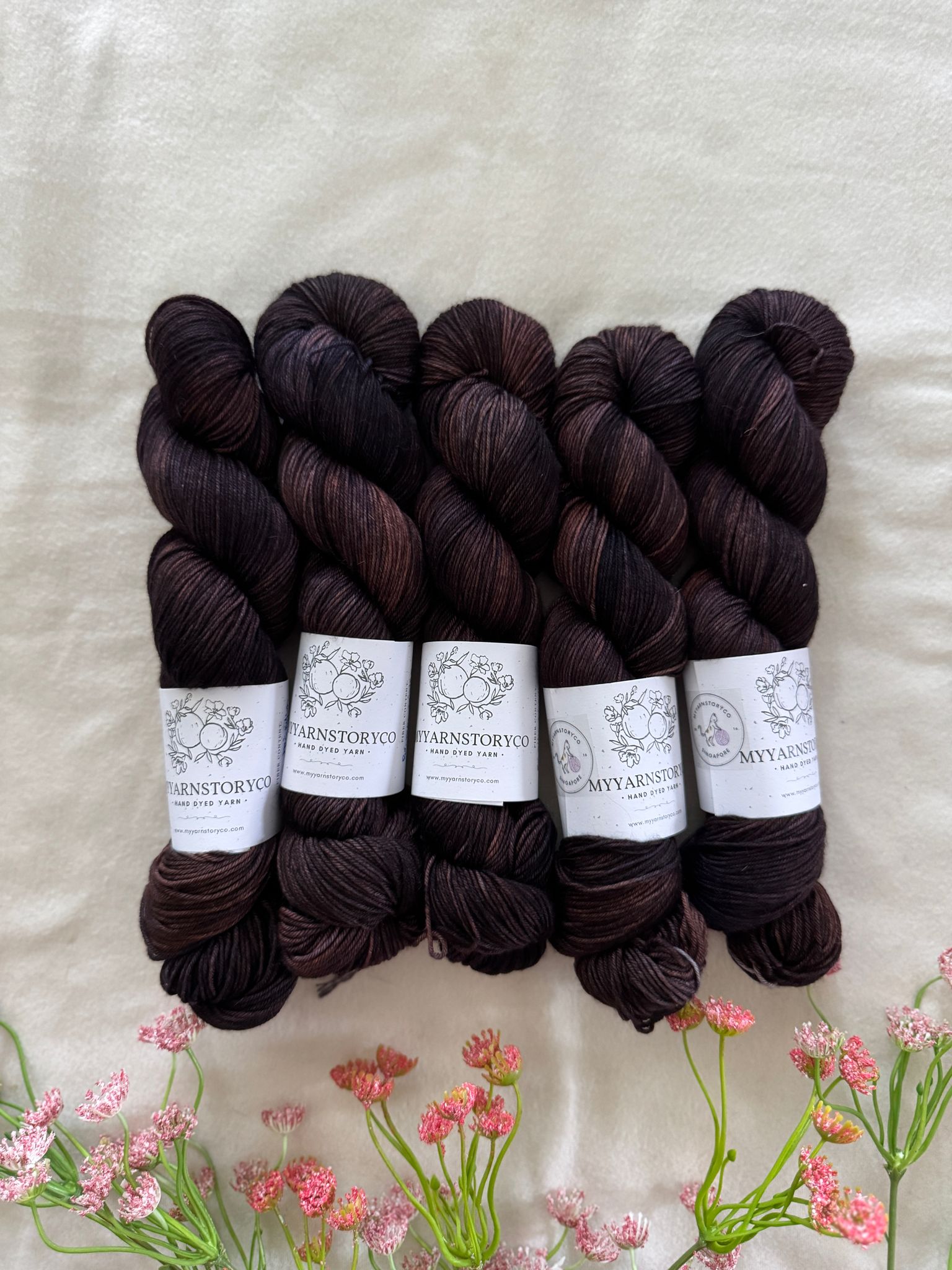 Hand Dyed Yarn by Myyarnstoryco 2025 Apr Batch