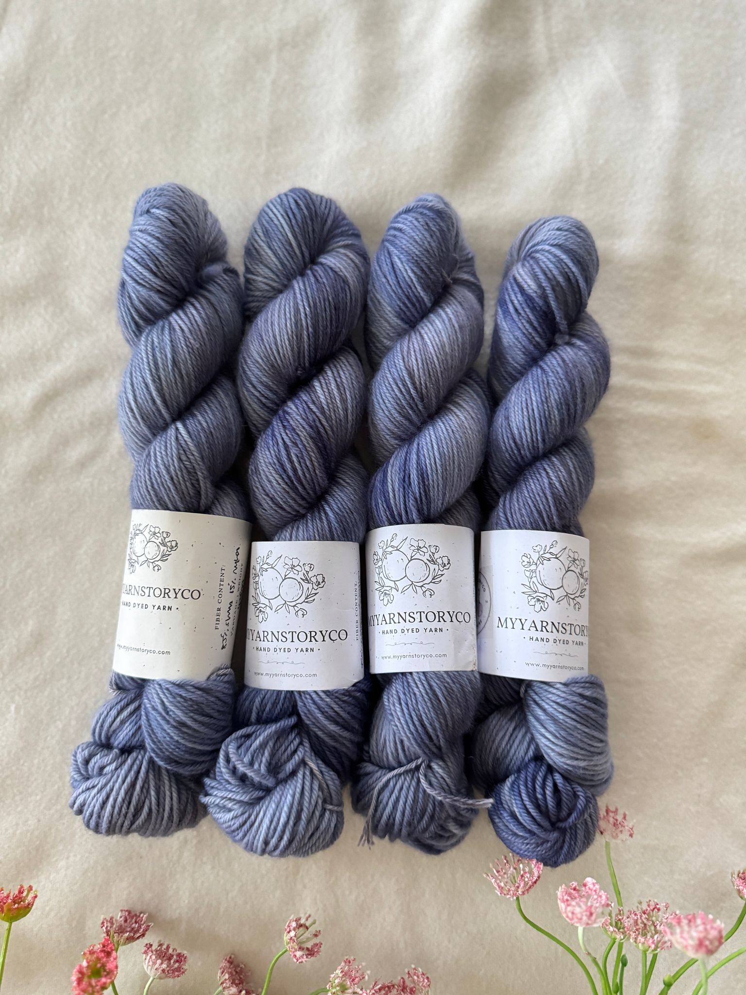 Hand Dyed Yarn by Myyarnstoryco 2025 Apr Batch