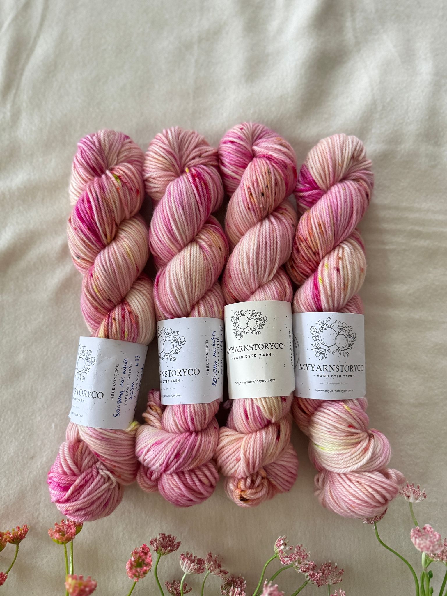 Hand Dyed Yarn by Myyarnstoryco 2025 Apr Batch