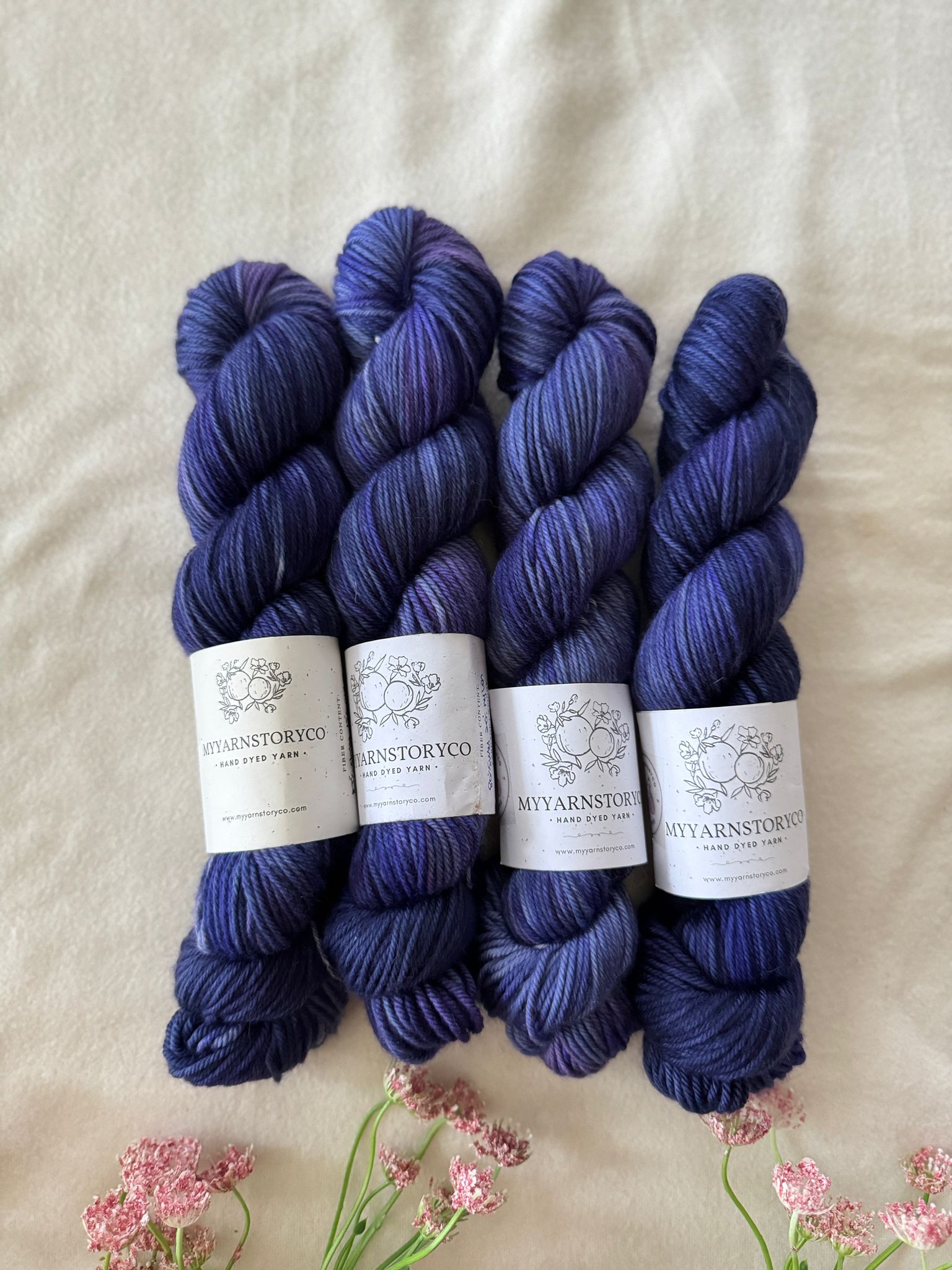 Hand Dyed Yarn by Myyarnstoryco 2025 Apr Batch