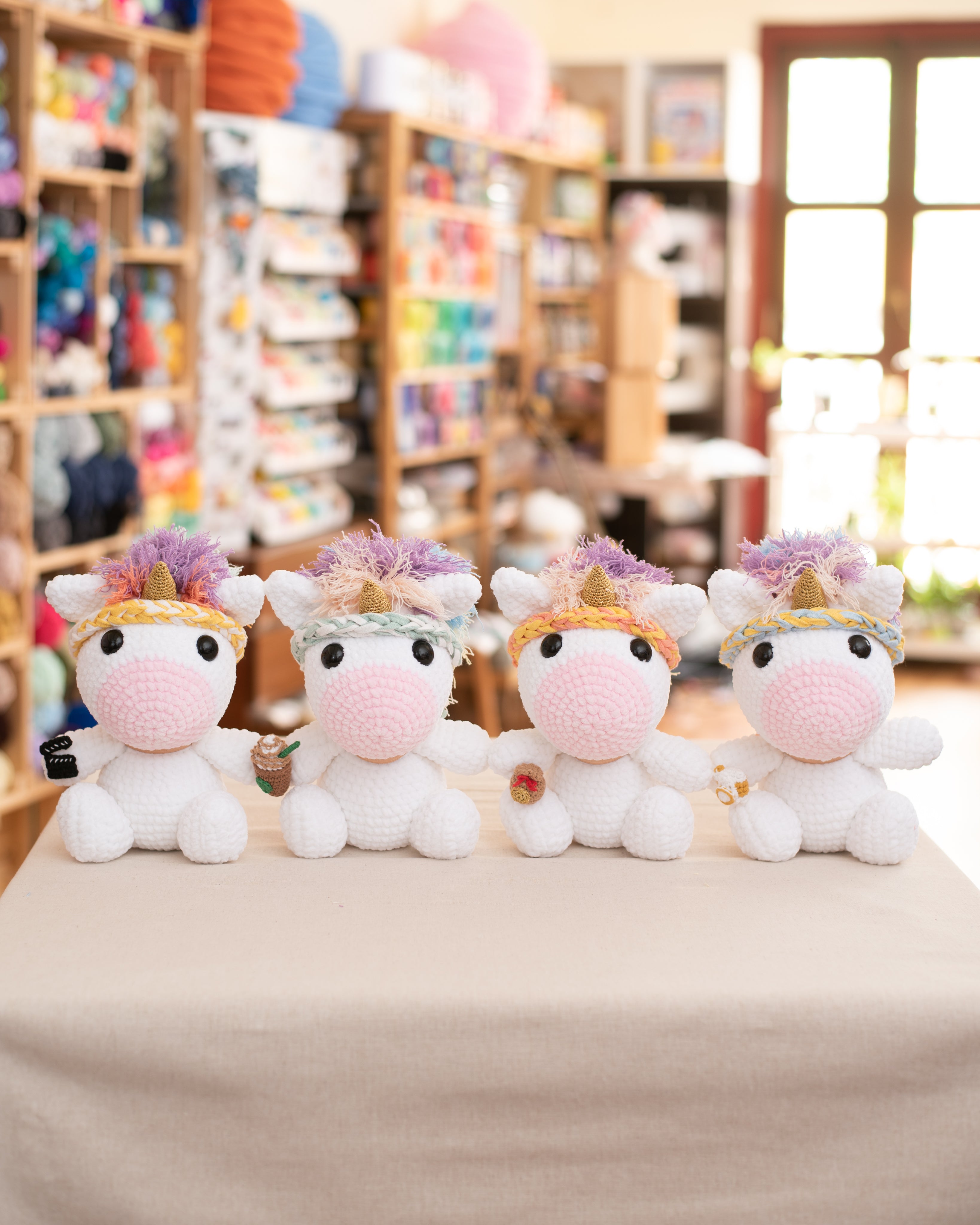Yuni Chan the Unicorn Amigurumi Pattern & Kit