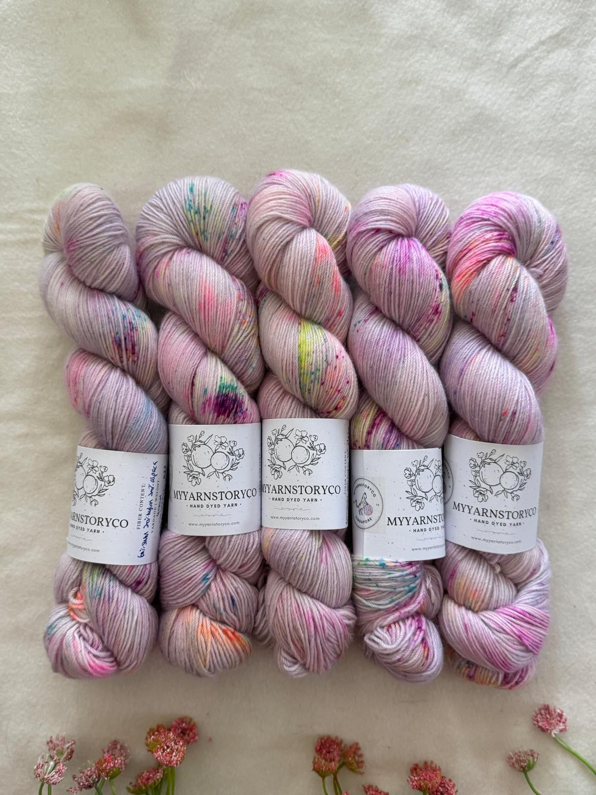 Hand Dyed Yarn by Myyarnstoryco 2025 May Batch