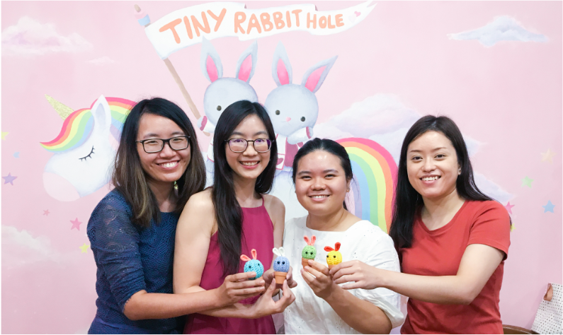 Tiny Rabbit Hole by Angie