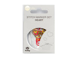 Tulip Stitch Marker Set(Heart) - Knitting