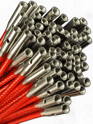Chiaogoo TWIST Cables (Red and Blue X-Flex) (Small, Large or Mini)