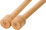 Chiaogoo Single Points Natural Bamboo Knitting Needles
