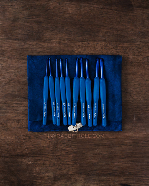 ETIMO JAPAN BLUE 和美 Wa Bi Crochet Hook Set Limited Edition – Tiny Rabbit  Hole by Angie