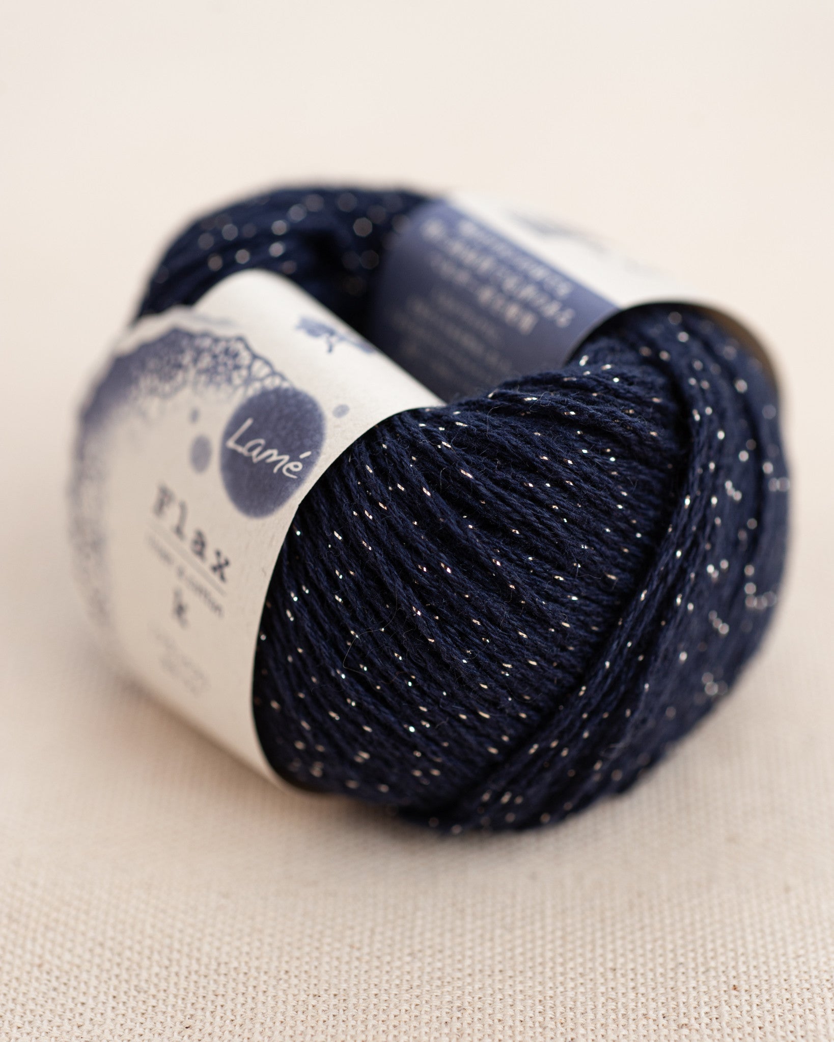 Hamanaka Flax K Lame linen & cotton