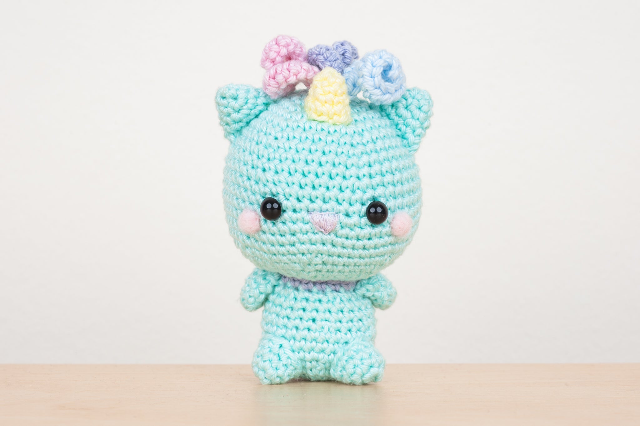Meowicorn Amigurumi Pattern & Kit
