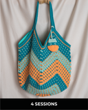 Level 1: Granny Square Block Stitch Tote Bag Workshop