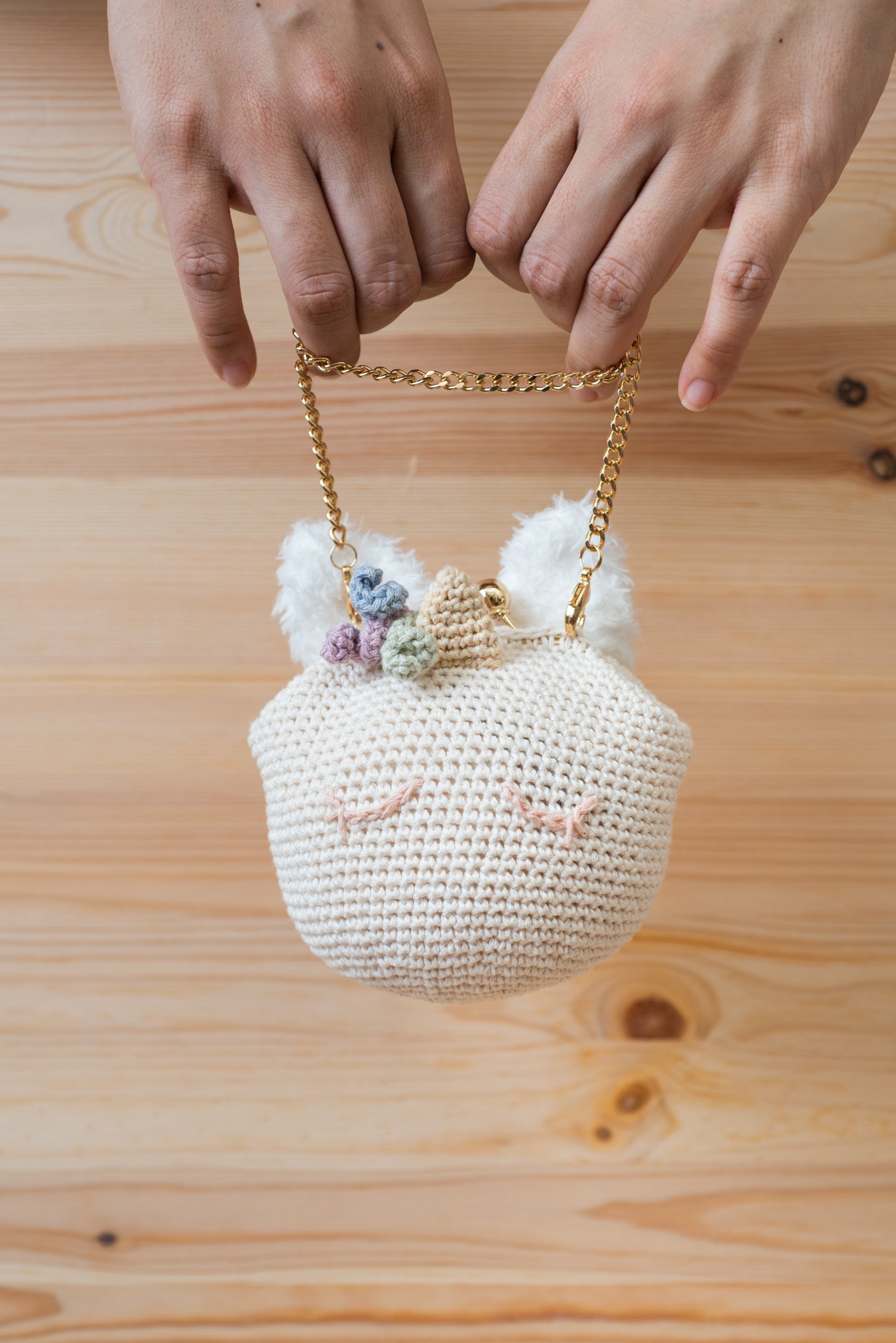 Tiny rabbit hole - best top knit knitting crochet craft amigurumi doll bootcamp workshop lesson course class singapore sitting rainbow unicorn