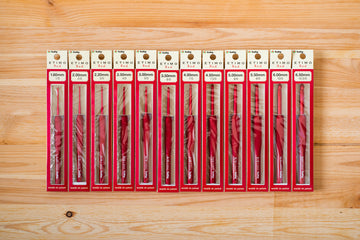 ETIMO Red Crochet Hook with Cushion Grip Tulip Japan
