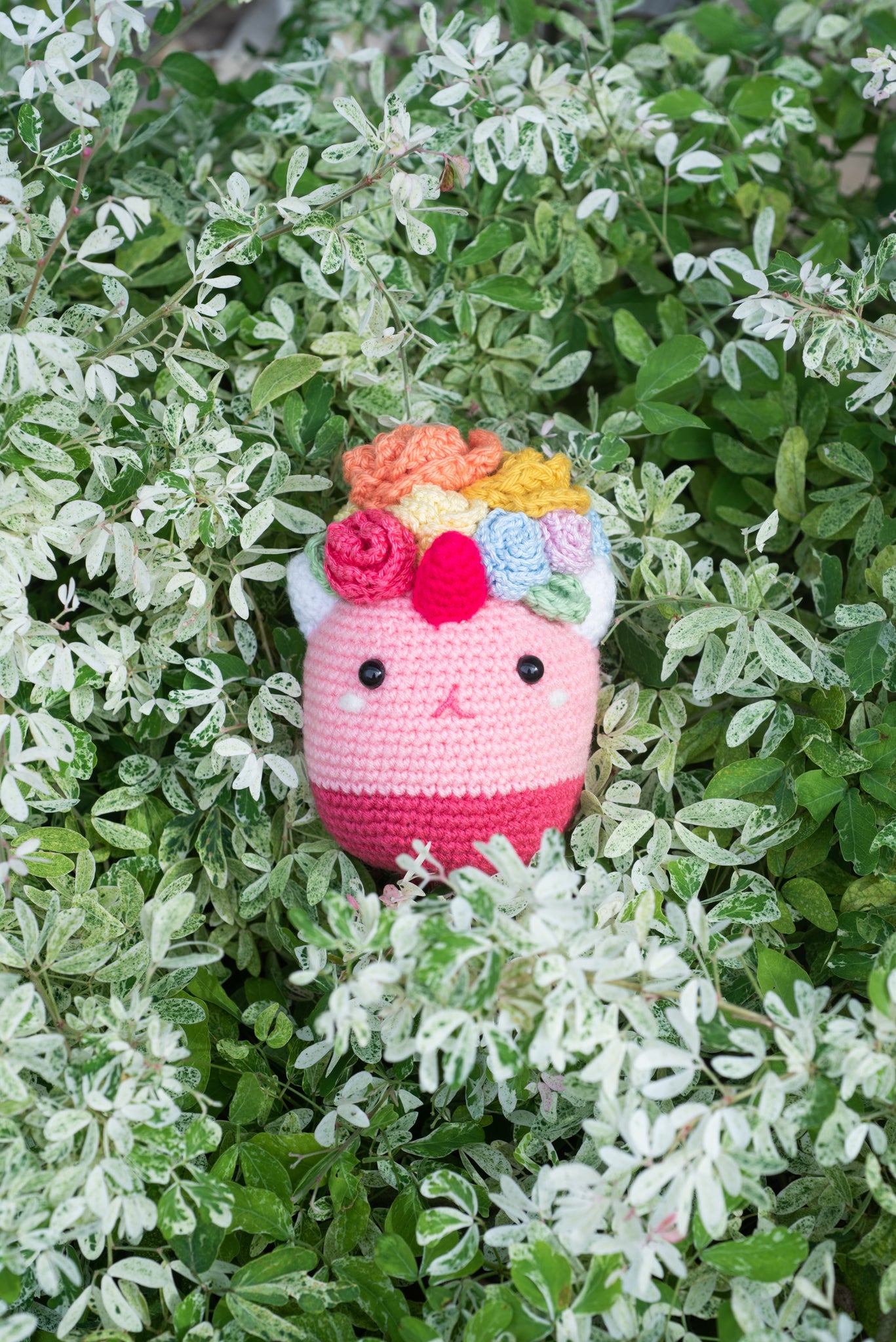 Tiny rabbit hole - best top knit knitting crochet craft amigurumi doll bootcamp workshop lesson course class singapore sitting rainbow unicorn
