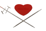Chiaogoo TWIST Interchangeable Knitting Needle Point Tip Set (4" / 10cm, 5" / 13cm, Mini, Small, Large, Complete)