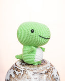 Tetrix the T-rex Amigurumi Pattern & Kit