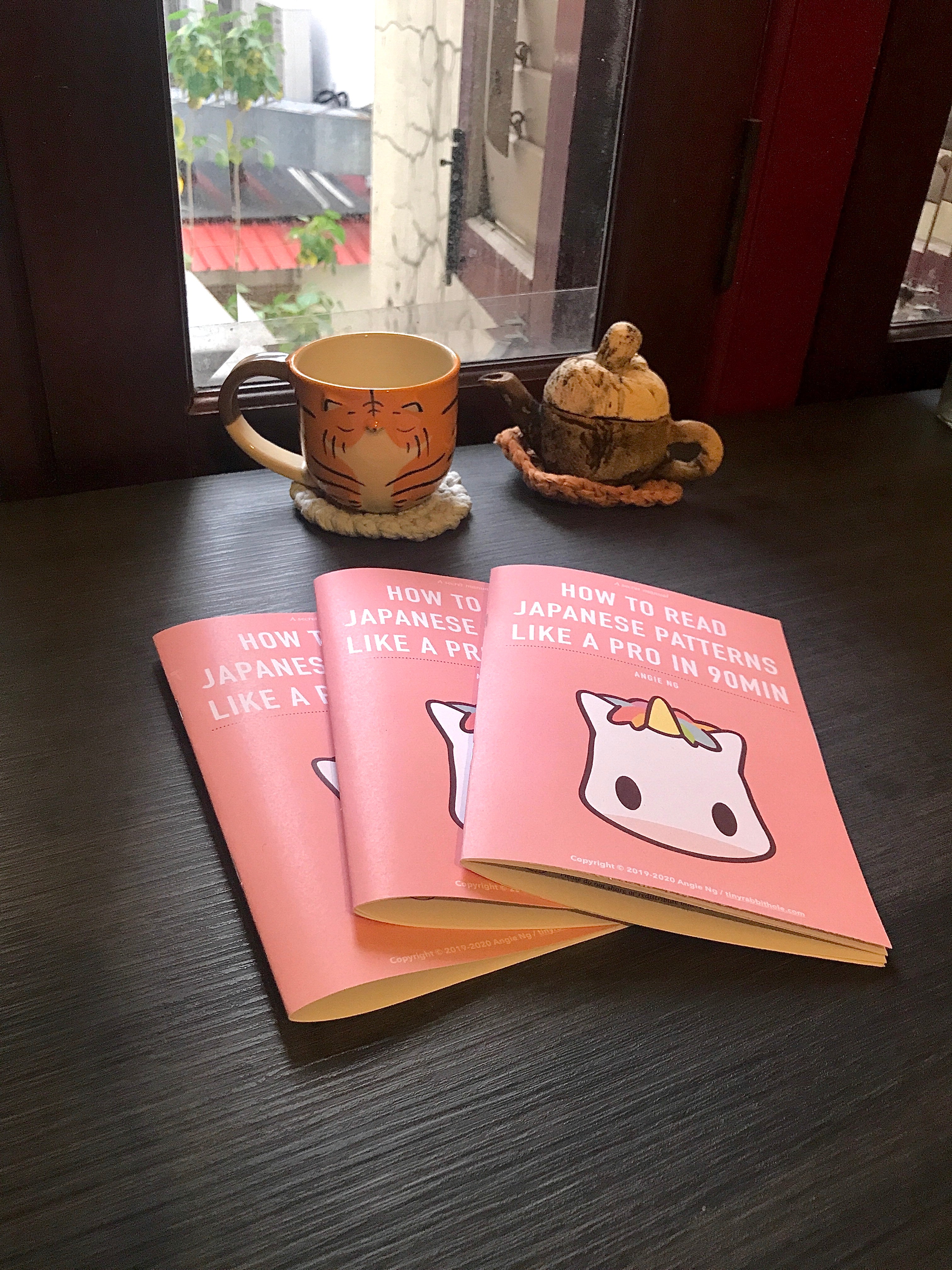 tiny rabbit hole - japanese pattern reading crochet amigurumi japan bag clothes kanji hiragana understanding