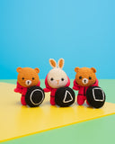 Masked Bearys Amigurumi Pattern & Kit