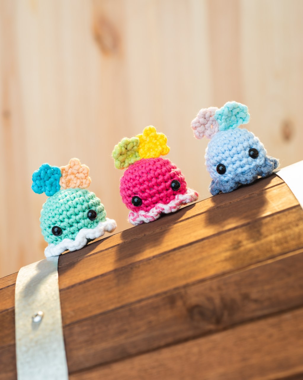 tiny rabbit hole dumbo octopus marine creature sea amigurumi crochet workshop online singapore easy crochet hook pretty cute kawaii chinatown