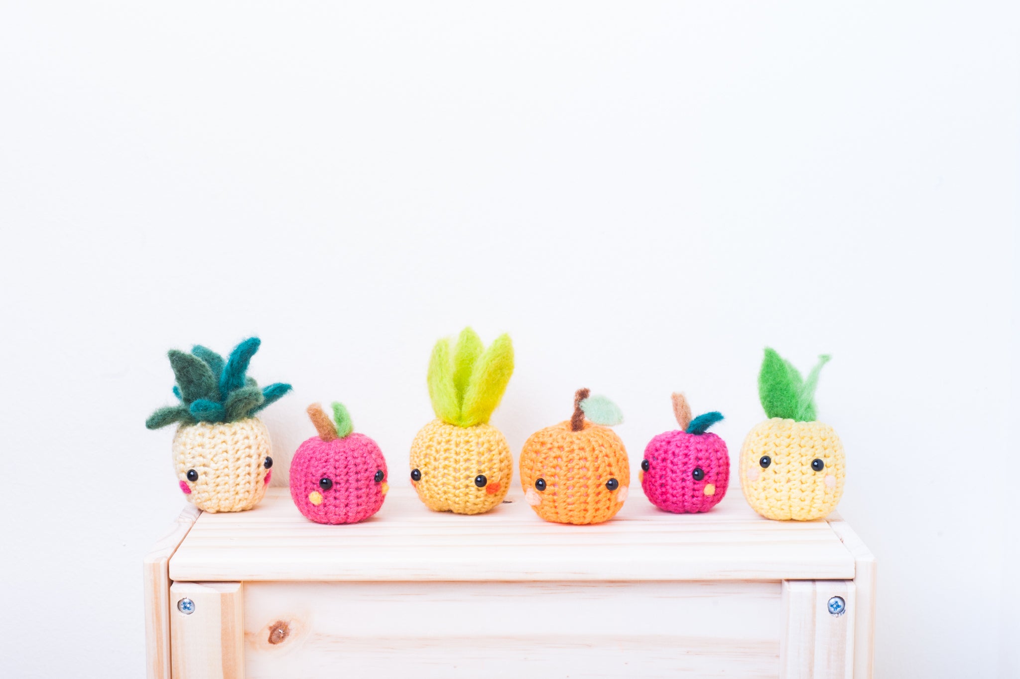 Pineapple Amigurumi Pattern & Kit (Twin Pack)