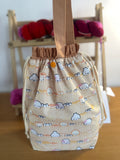 Dim Sum Large Draw String Pouch by PCraft Collection 2026 Oct
