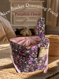 Large Bucket Draw String Pouch by PCraft Collection 2026 Oct