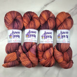 Hand Dyed Yarn by HungryForYarn
