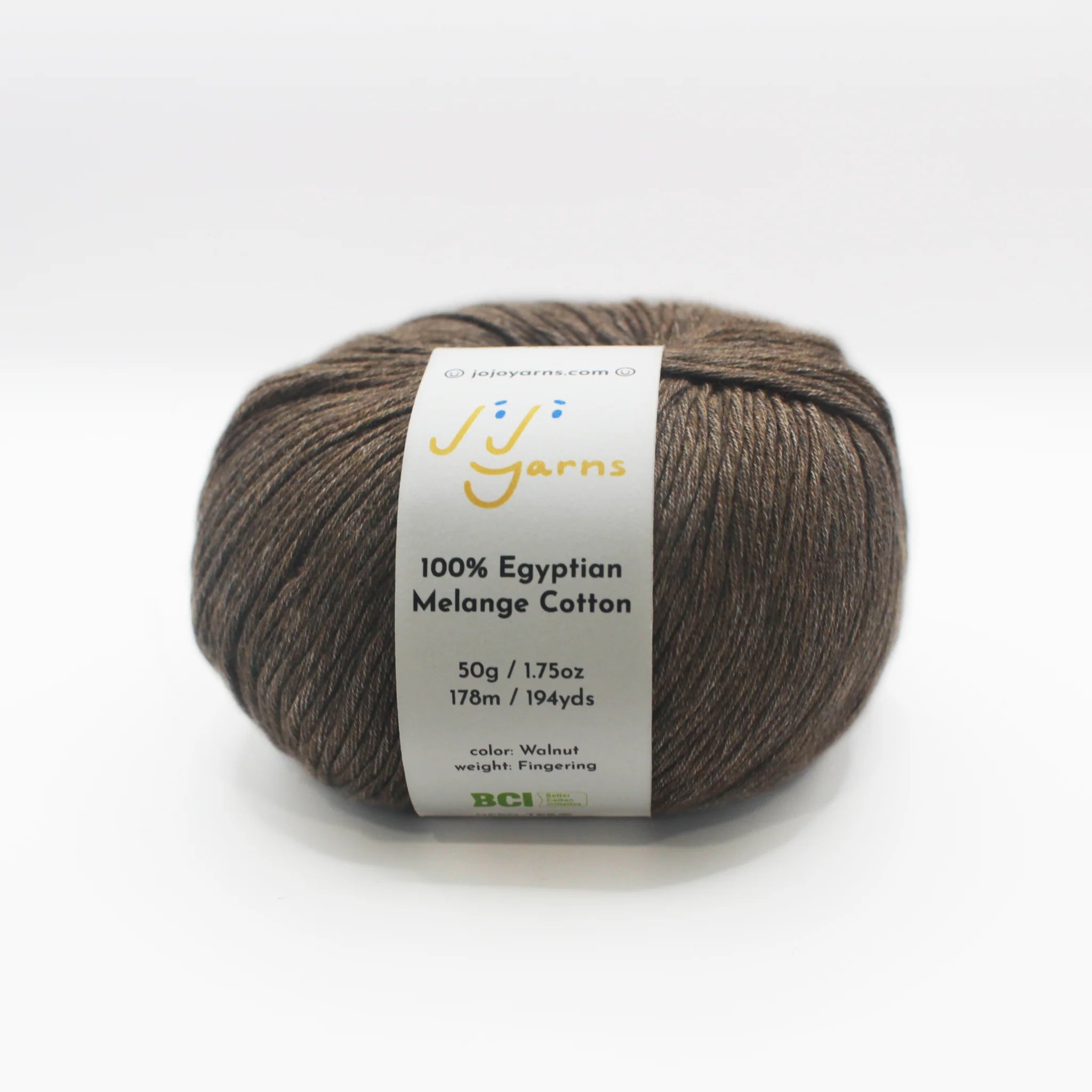 Jojo Yarns 100% Egyptian Melange Cotton Fingering Weight