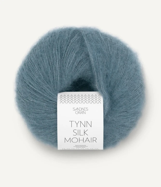 Sandnes Garn Tynn Silk Mohair 57% mohair, 28% silk and 15% wool