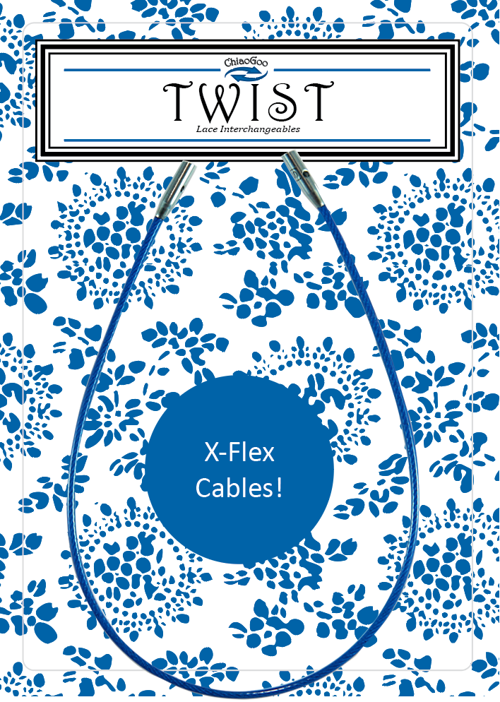Chiaogoo TWIST Cables (Red and Blue X-Flex) (Small, Large or Mini)