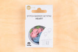 Tiny Rabbit Hole - Tulip Stitch Marker Set(Pin) Heart
