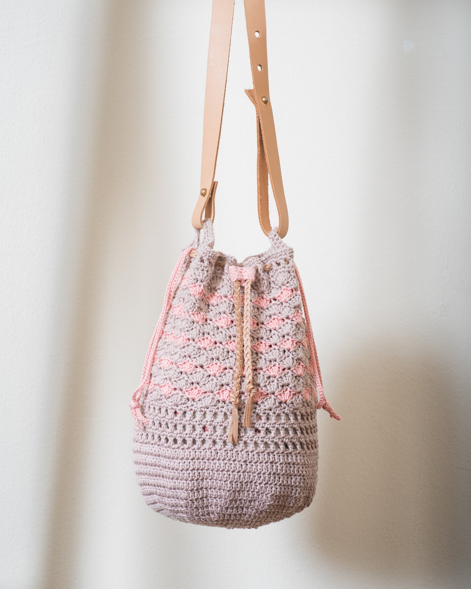 Dusty Flamingo Bucket Bag Pattern & Kit