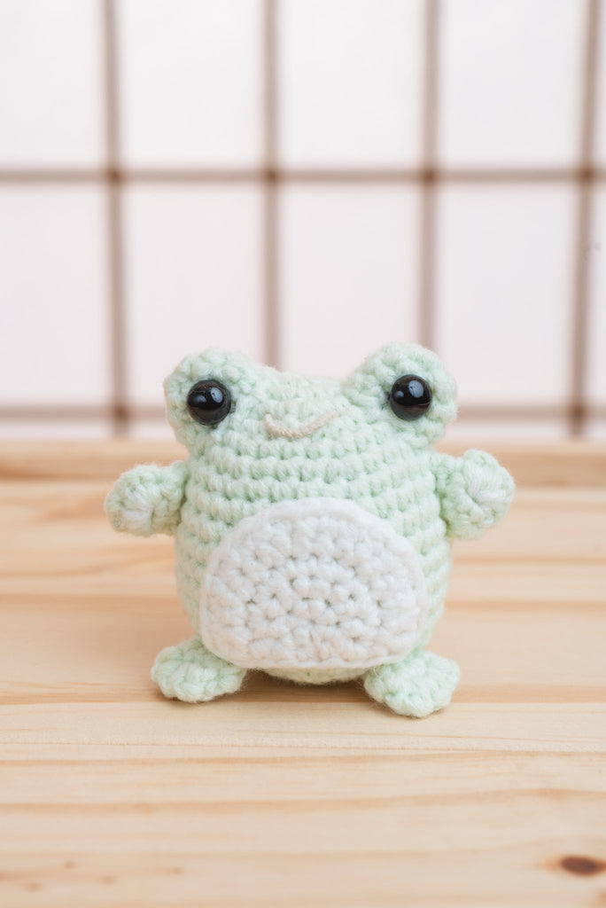 Froyo the Frog Amigurumi Pattern & Kit – Tiny Rabbit Hole by Angie