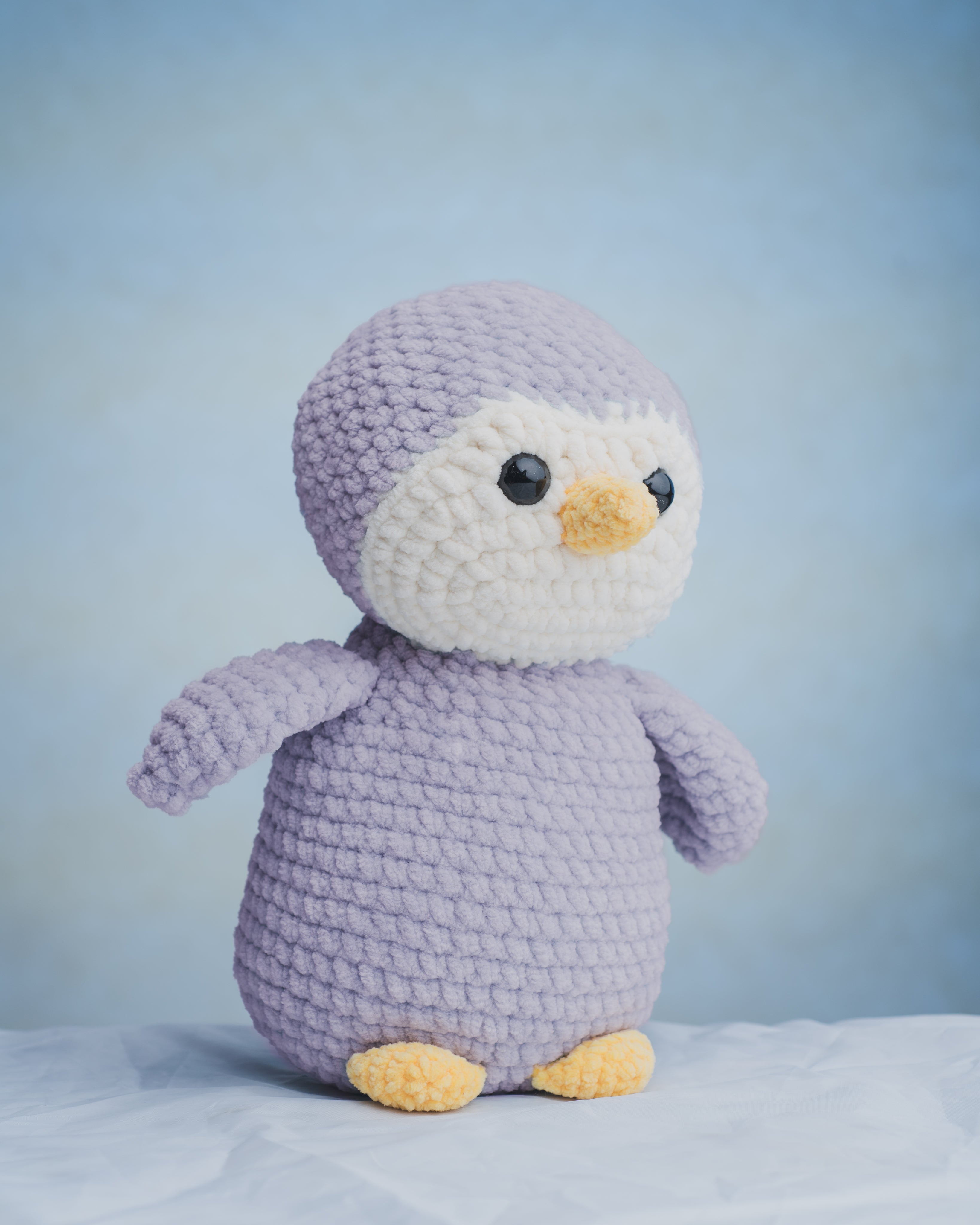 Bingsoo the Snow Penguin Amigurumi Pattern & Kit
