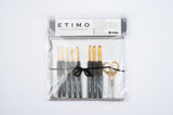 Tiny Rabbit Hole - Japan Tulip ETIMO Crochet Hooks Set Premium Gold
