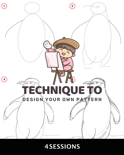 Level 3: Technique to Design your own Pattern – Tiny Rabbit Hole by Angie