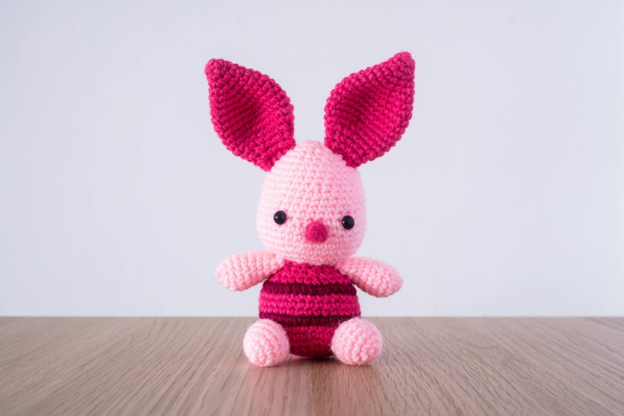 tiny rabbit hole - crochet knit piglet from winnie the pooh amigurumi crochet pattern